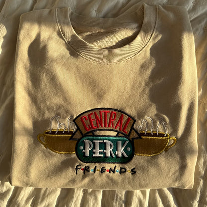 Central Perk Embroidery Sweatshirt